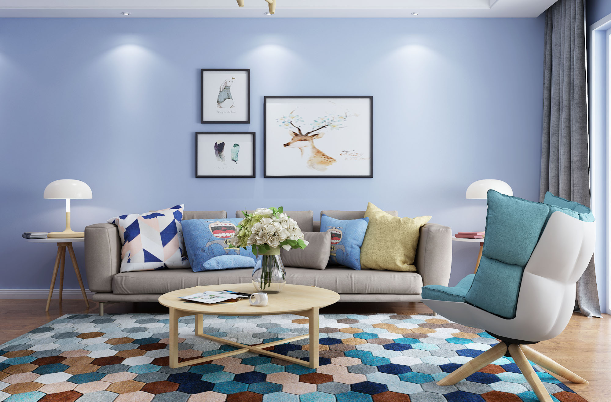 静若幽蓝 serenity (hs29 水性) 水性硅藻泥 产品中心 水性硅藻泥